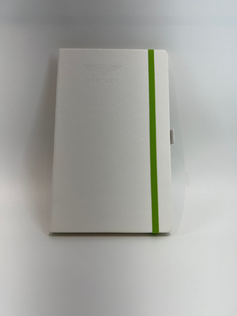 Bentley Notebook White – Grand Touring Automobiles